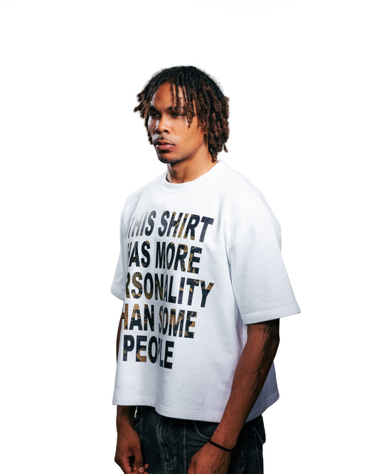 PERSONALITY TEE WHITE