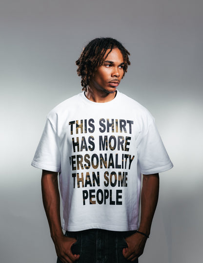 PERSONALITY TEE WHITE