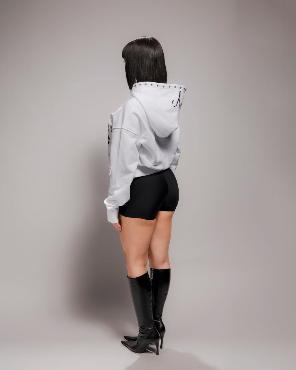 PERSONALITY WHITE HOODIE